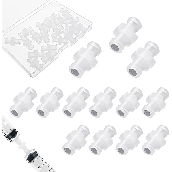 300PCS Syringe Tip Caps For Luer Lock, Dispensing Needle Tip Cap With Storage Box Syringe Caps