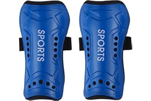MEDO Football Shin Pads, Kids Youth Shin Guards Beginner Elite Athlete Perforated Breathable Kids Shin Pad for Boys And Girls Football Games Leg Calf Protective Gear (6-15 years)