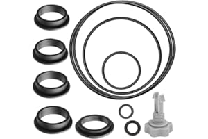 Shunfaji Kit de Réparation de Soupape de Décharge d'air et de Joints Toriques en L pour Intex Sand, Kit de remplacer de Joints de Pompe de Piscine - Accessoires de Pompe de Piscine (Gris)