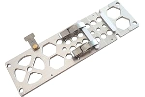 CDIYTOOL 340 mm Spursägen-Vierkant, silberfarben, rechtwinklig, Kreissägeführung, Winkelanschlag, kompatibel mit Makita Führungsschiene