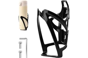 TINSELLNS Bicycle Drink Cup Holders Bike Water Bottle Cage, Anti-Scratch Cycling Drink Bottle Holder Adapter Cycling Kettle Bracket for Road Bike and Mountain Bike, Black