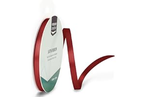 Vaessen Creative Cinta de Raso, Rojo, 6mmx10m