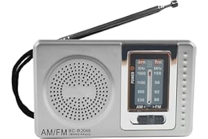 Adsfvs Radios portátiles Am FM,Radio de transistores Am FM con Pilas - Radios de transistores Am FM con Conector para Auriculares con Altavoz, Regalos Ideales para Padres, Ancianos y parientes