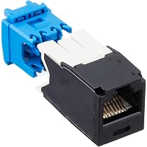 Presa RJ45 Panduit MiniJack Cat.6, Non Schermata, Colore Bianco/green