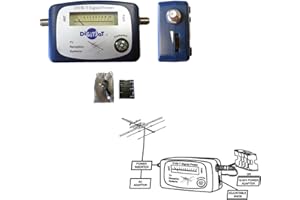 DIGITSAT PUNTATORE MISURATORE DI CAMPO ANTENNA DIGITALE TERRESTRE ANOLIGICO FINDER DVBT