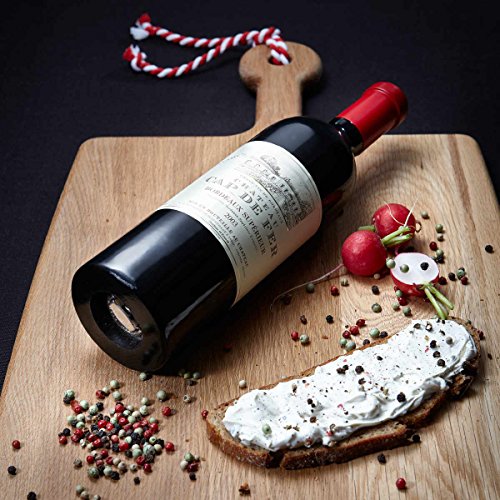 Pfeffermühle im Rotweinflaschen-Design – Holz – Metallmahlwerk – 30 cm – Wine – BUTLERS - 3