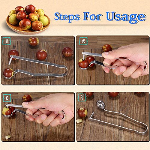 Anself Kirschentkerner aus Edelstahl - 3