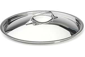 De Buyer - Couvercle bombé en inox AFFINITY - 28 cm - Sans PFAS, Inox Durable, Compatible avec l'Ensemble de la Gamme AFFINITY sauf Poêles, Plusieurs Diamètres disponibles, de 14 à 24 cm