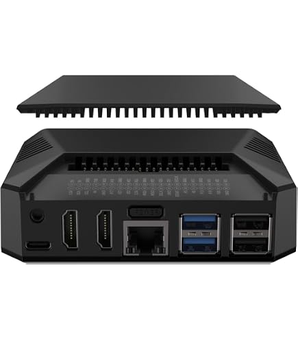 Kit NAS Tour Raspberry Pi 4B GeeekPi - Avec écran OLED, Refroidissement, Alimentation