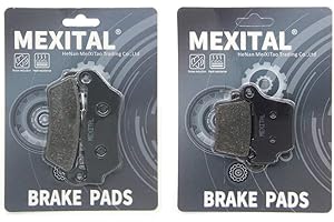 MEXITAL Motorrad Bremsbeläge Vorne + Hinten für SX 85 SX EXC 125 2T Six Days XC-W 125 2T 150 EXC Tpi SX XC 150 USD XC-W 150 2T Inc Tpi 17-21 EXC 200 250 EXC-F 250 SX-F 250 Ken Roczen Edition 12 XC 300