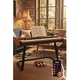 Midex PLX-125-OR Taşınabilir Dijital Piyano Tuş Hassasiyetli 88 Tuş Bluetooth (Stand ve Kulaklık İle)