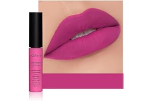 Anifer Velluto opaco rossetto liquido trucco di lunga durata e usura impermeabile, non Stick Cup Lip Gloss, (Viola 619)