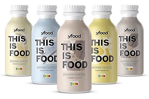 yfood Pack Découverte, substituts de repas, THIS IS FOOD, délicieux repas à boire, assortiment de 5 saveurs (5 x 500ml)