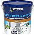 Bostik Cementone Render Repair Mortar, for Durable Repairs & Patching, Ideal for Repairing Weather & Impact Damage, for Interior & Exterior Use, 10kg