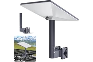 EDUP HOME Starlink Mini Mount - Soporte de tubo de escalera Starlink RV - Juego de montaje Star Link para vehículo Starlink Abrazadera para Starlink Mini rango de instalación de 0.8-1.97 pulgadas