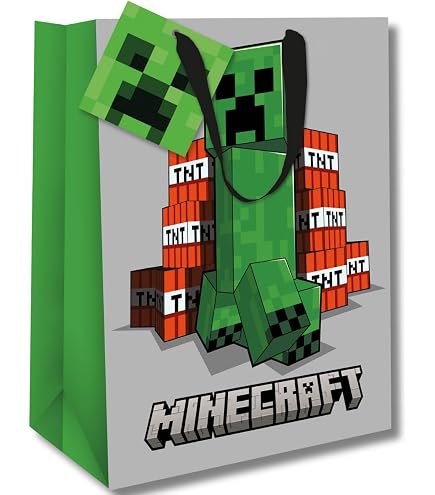 Minecraft Geburtstagskarte Für Bruder – Mit Creeper & Steve, Pixeliges Design, Lustig & Personalisierbar