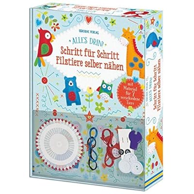 Alles drin! Schritt für Schritt Filztiere selber nähen: mit Material für 7 verschiedene Tiere Alles drin! Schritt für Schritt Filztiere selber nähen: mit Material für 7 verschiedene Tiere