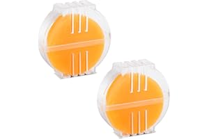 NQEUEPN 2pcs Beeswax Thread Conditioner, Thread Wax for Hand Sewing with Plastic Box Thread Conditioner Wax Beeswax for Sewing Quilting Reinforcing Thread (Yellow)