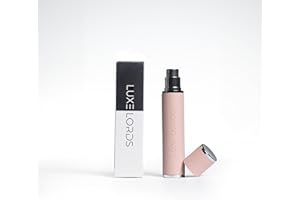 LUXE LORDS Leather Perfume Travel Refillable Atomiser Bottle, 10ml Perfume Atomiser Bottle, Portable Size Spray perfume Bottle Luxurious Travel accessory (PINK)