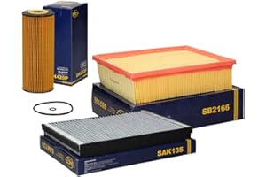 SCT Germany Inspektionspaket Wartungspaket Filterset 1 x Luftfilter 1 x Innenraumfilter mit Aktivkohle 1 x Ölfilter