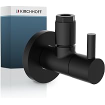 Set di scarico Bächlein senza troppopieno (nero opaco) - Valvola pop-up in ottone con forma innovativa del tappo per evitare macchie d'acqua e segni di calcare