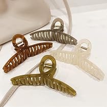 2 Stück Große Haarklammern Mit Schmetterlings-Design – Acetat & Metall, 11,9 Cm, Starker Halt Für Dickes Haar