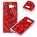 Produktbild Galaxy A5 2017 Hülle,Galaxy A5 2017 Handyhülle,Galaxy A5 2017 Hülle Glitzer,Surakey Luxus Glänzend Glitzer Bling Sechseckiger Stern Muster Weich TPU Bumper Case Silikon Schutzhülle Handy Tasche Rückseite Hülle Etui Cover Ultradünn TPU Tasche Schale Bumper Schutzhülle für Samsung Galaxy A5 2017 - Rot