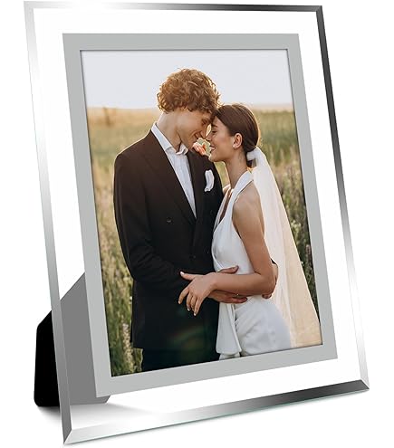 Sixtrees ST124-46 Flat Bevelled Glass 6x4 inch Photo Frame with