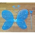 Fairy Wings for Girls, Adults, and Kids - Angel Butterfly Wings (Sky Blue)