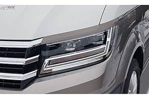 RDX Racedesign Head light spoilers compatible with Volkswagen Crafter & MAN TGE 2017- (ABS)