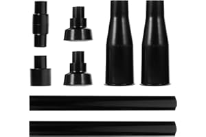 DOITOOL Fountain Nozzle Heads: 8 Pcs Nozzle Kit for Pond Pumps Small Fountain Nozzle Heads Kit for for Garden Submersible Pumps Pond Aquarium Fish Tank and Pool (Black)