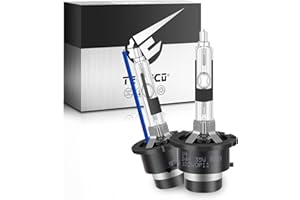 ‎TECTICO TECTICO D2R Xenon Brenner 35W 8000K Ultra Cool Blau Extreme Vision mehr Helligkeit 12V Auto HID Scheinwerfer Birne Autolampe Lampe, 2 Stücke