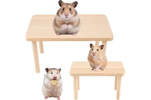 2 stycken plattform för bur råttor, hamster plattform | Träplattform för husdjur, hamsterplattform, hamster bur tillbehör, fö