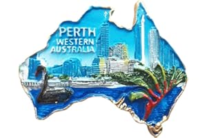 WEDARE MAGNET SOUVENIR 3D Perth Australia lodówka magnes naklejka podróżna pamiątki dekoracja domu i kuchni Australia magnes na lodówkę z Chin