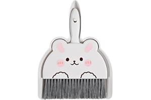 JYJLLM Ultimate Dustpan and Brush Set with Mini Brush and Kitchen Broom dustpan and brush sets dustpan and brush mini dustpan and brush dust pan and brush small dustpan and brush (white rabbit)