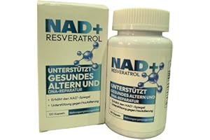 ‎1EASYLIFE NAD+ Supplement, Resveratrol Supplement for Women and Men, 20 Soft Capsules