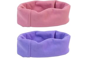 PBAHAUP Cache Cou Chien, 2 pièces Tour de Cou et d'oreilles pour Chien, Cache Oreilles pour Animaux de Compagnie, pour Le Bain, Le toilettage, réduction du Bruit, multicolore, S(17 * 12 * 0.5 CM)