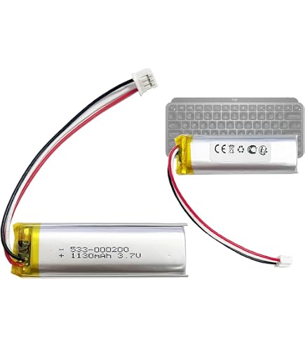 Batteria Di Ricambio Li-ion 950mAh Compatibile Con Logitech Y-RAY81 E DiNovo Edge - 3