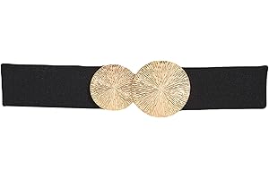 BBHKKL Ceinture Élastique pour Femme - Large Ceinture Vintage pour Robe, Chemises Ceintures de Mode pour Dames