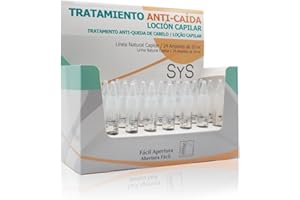 S&S COSMETICA NATURAL Laboratorio SyS Ampollas Anti-Caída Capilar Expositor - Paquete de 24 Unidades