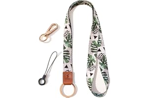 SENLLY Llavero Cordón de Cuello, Diseño de Patrones Originales Acollador Correa para el Llaves y Badge Id Tarjeta