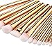 15Pcs Pro Rose Gold Makeup Brushes Powder Foundation Blending Blusher Cosmetics Make Up Brush Set