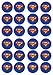 Produktbild Superman # 2 essbarem Premium Stärke Süße Vanille, Wafer Reispapier Cupcake Topper/Dekoration