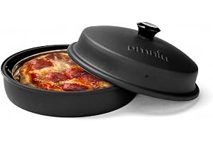 Omnia® Stovetop Pizza Oven – Portabel Pizzaugn för Husbil, Husvagn, Båt och Camping – Krispig Pizza på 8 Minuter