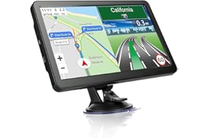 GT HITGX Truck Sat Nav for Car UK Europe Maps 2025, 7 Inch, satnav for Cars Support Postcode Search, Speed Camera Alert, Voice Guidance, POI, Designed for Truck, Lorry, Coach, Bus and Large Vehicles)
