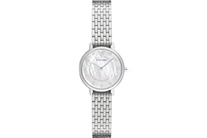 ARMANI EXCHANGE Emporio Armani Reloj Analógico para Mujer'S de Cuarzo con Correa en Acero Inoxidable AR11551,