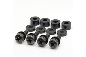 ReplacementScrews M8 Wall Mount Screws Compatible with Samsung 11-13mm Installations (1.25mm Pitch)