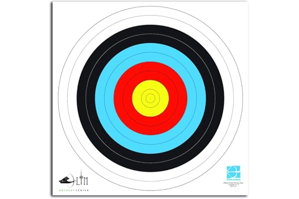WA Support de disques en papier pour tir à l'arc et arcs composés avec autocollant est-bogensport