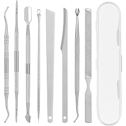 7-teiliges Pediküre-Messer-Set – Professionelle Hornhautmesser, Skalpelle, Schaber, Aus Edelstahl