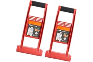 Fenteer 2 Plattenheber Transporteur PlattenTransporteur Plattenhalter, für Gipsplatten, Holzplatten, Trockenbau-Sperrholzplatten usw.